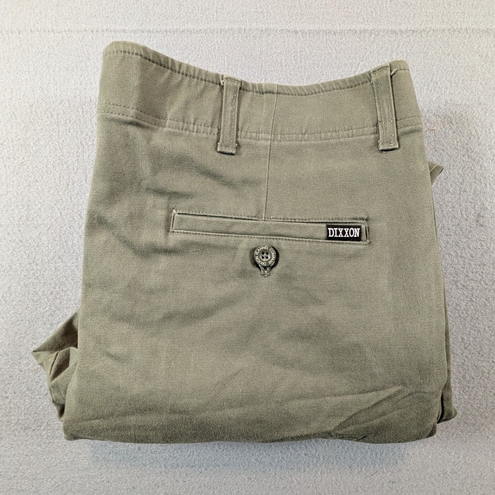 Dixxon Flannel Co D-Flexx Chino Pants Mens 36x32 Olive Green Stretch Casual